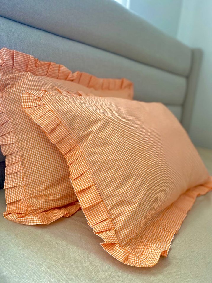 Pötikare Yastık Kılıfı turuncu - Görsel 3