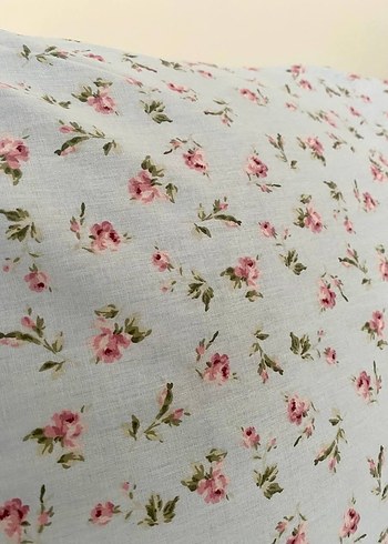 Pastel Çiçek Desenli Yastık Kılıfı - Görsel 2