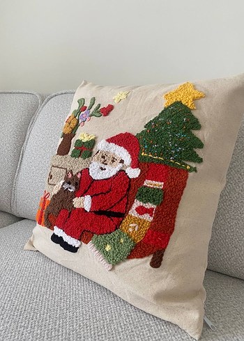 Punch Yılbaşı Noel kırlent  Kılıfı - Görsel 7