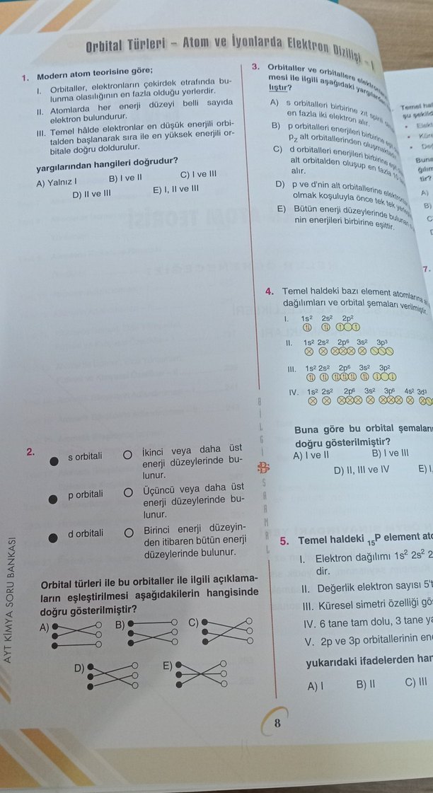 TYT AYT KİMYA SORU BANKASI 2'Lİ beraber - Görsel 5