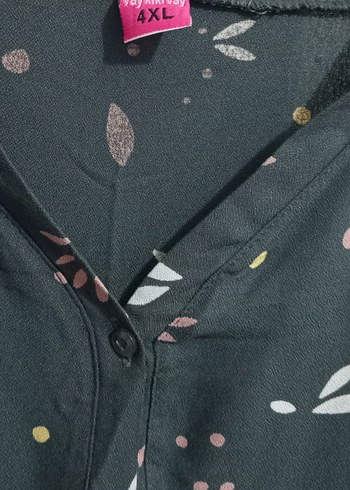 Bohem Gri Desenli Uzun Kollu penye - Görsel 2