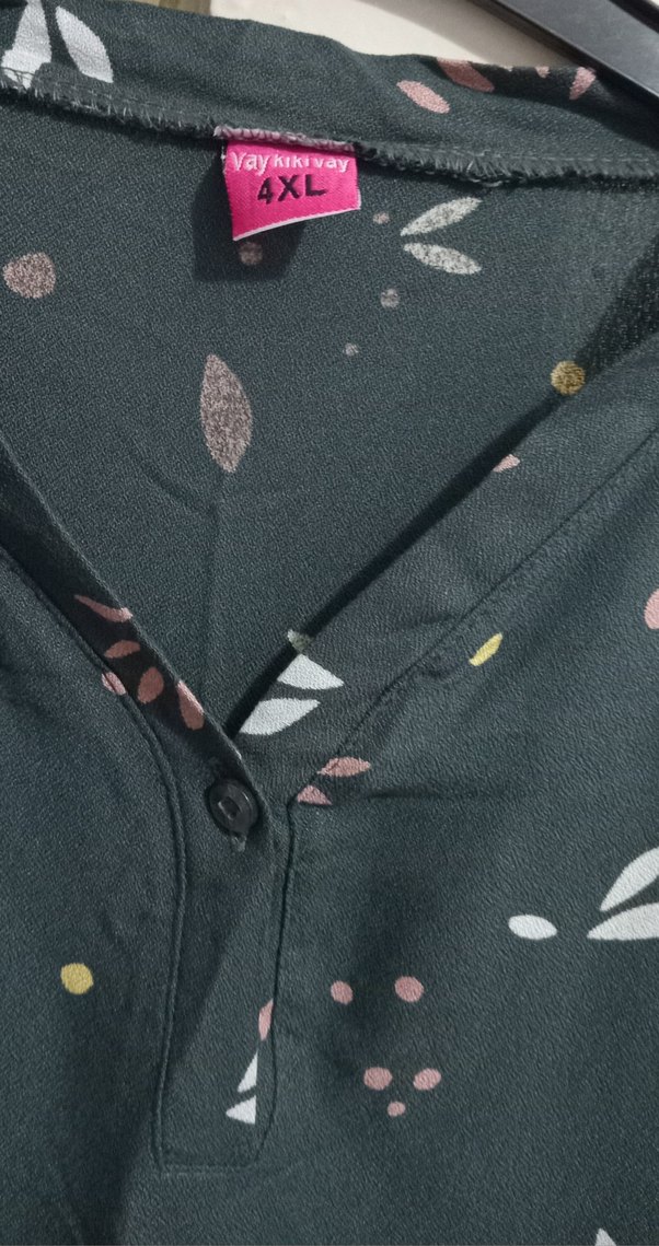 Bohem Gri Desenli Uzun Kollu penye - Görsel 2