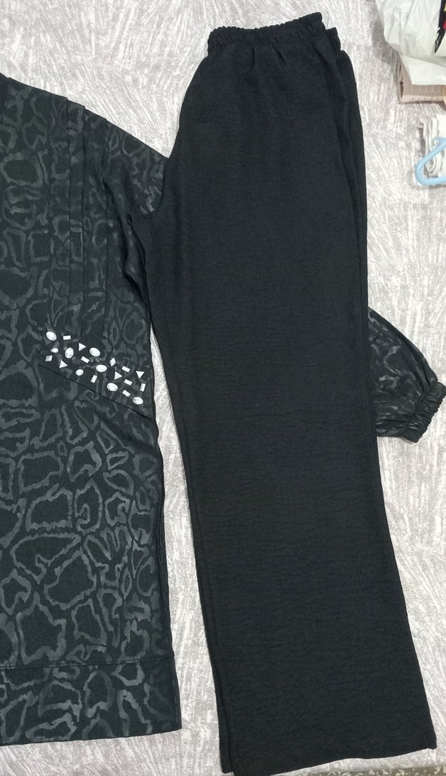 SİYAH ALT ÜST  Takım  #Tunik - Görsel 3