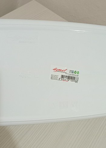 3"lü #leğen 4.5 litre #saklama kabı - Görsel 4