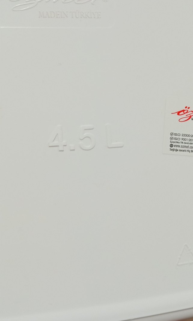 3"lü #leğen 4.5 litre #saklama kabı - Görsel 3