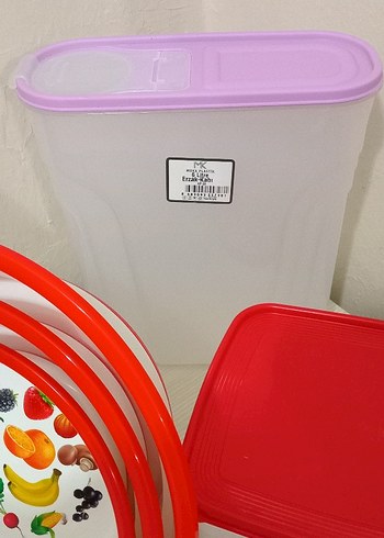 3'lü leğen erzak kabı saklama kabı birlikte - Görsel 3