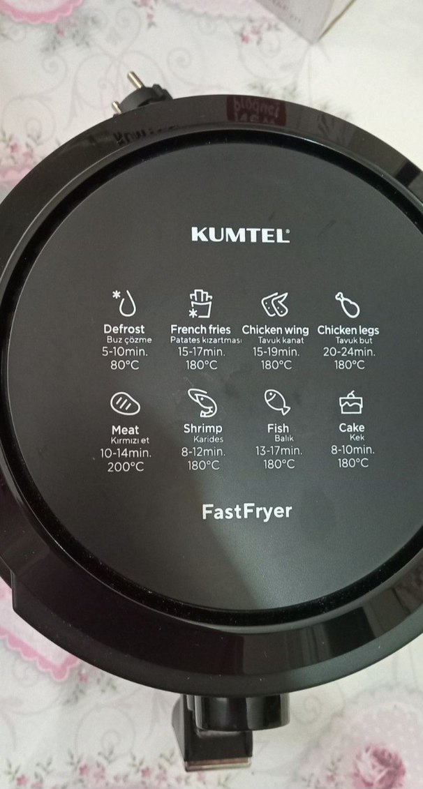 Kumtel FastFryer 5.5 L #Hava #Fritözü - Görsel 3