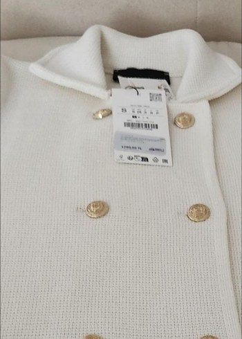 s Beden Zara hırka etiketli
