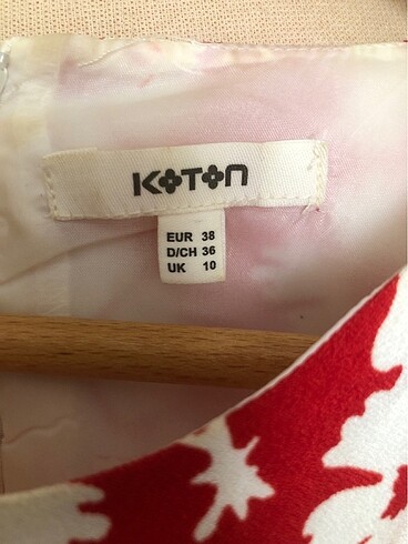 38 Beden Koton elbise