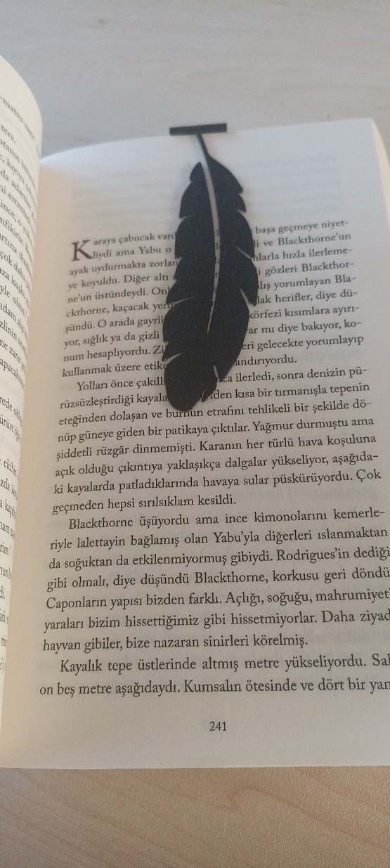 Tüy Şekilli Kitap Ayracı - Görsel 2