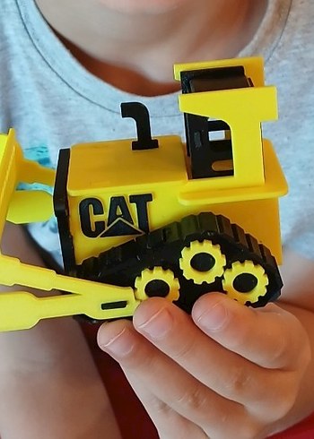 Buldozer Oyuncak Kit Yapboz Kepçe İş Makinesi - Görsel 6