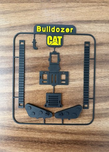 Buldozer Oyuncak Kit Yapboz Kepçe İş Makinesi - Görsel 3