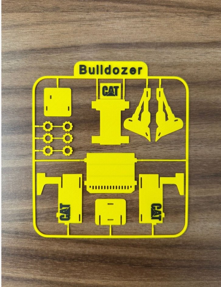 Buldozer Oyuncak Kit Yapboz Kepçe İş Makinesi - Görsel 4