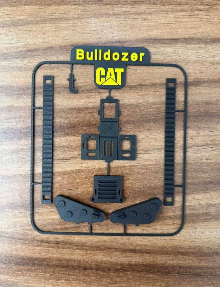 Buldozer Oyuncak Kit Yapboz Kepçe İş Makinesi - Görsel 3