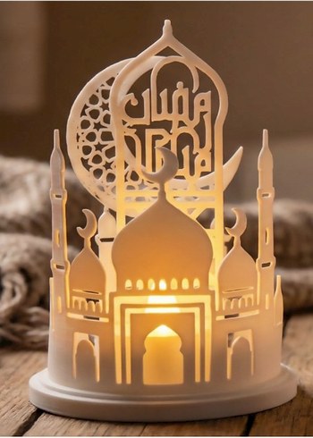 1 Adet Ramazan Kandili+ 1 Adet Mum Işık - Görsel 5