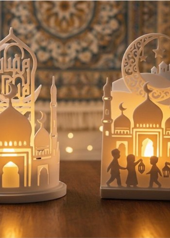 1 Adet Ramazan Kandili+ 1 Adet Mum Işık - Görsel 6