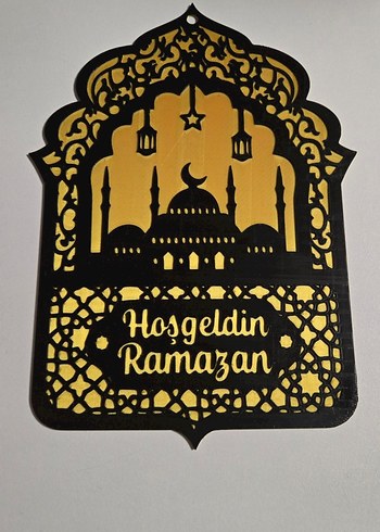 Hoşgeldin Ramazan Kapı Süsü Dekor - Görsel 2