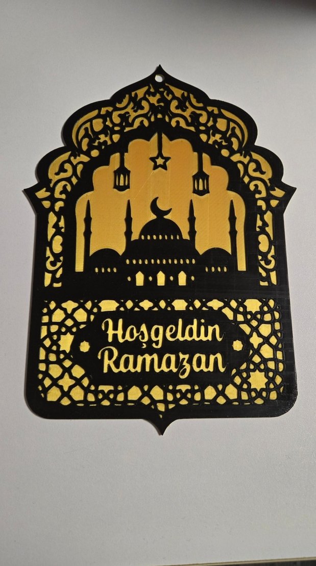 Hoşgeldin Ramazan Kapı Süsü Dekor - Görsel 2