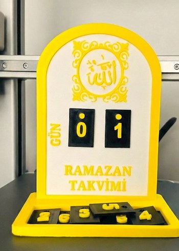 Ramazan Takvimi Türkçe İstenilen Renkte - Görsel 3