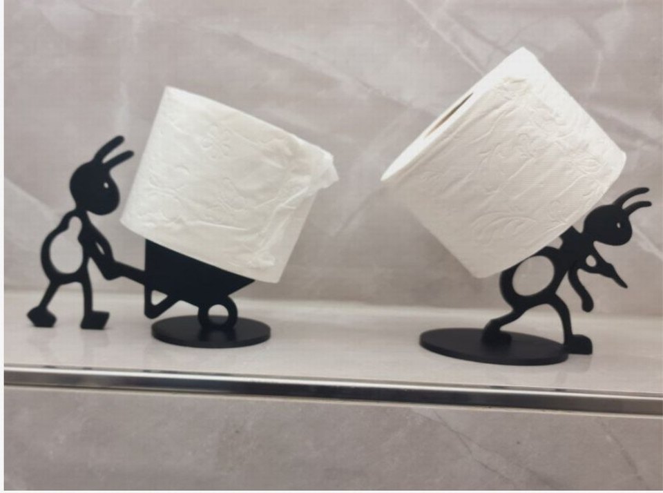 Karınca Tuvalet Kağıdı Tutucu 2 Adet - Görsel 2