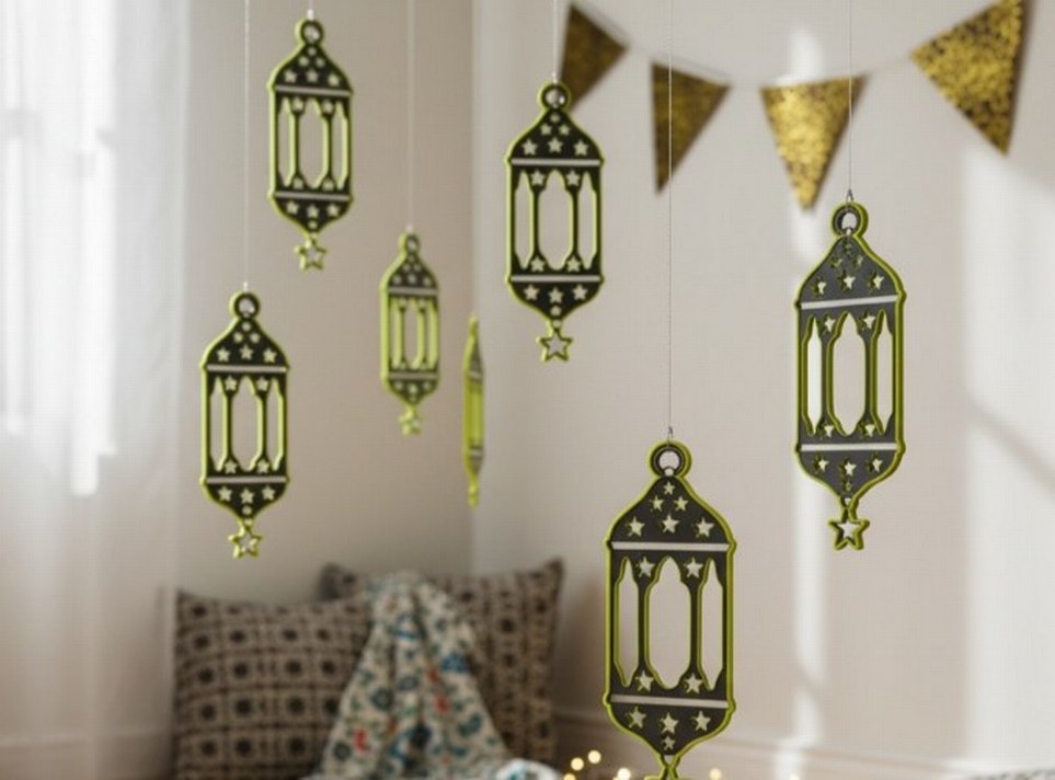 5 Adet Ramazan Feneri Askılık - Görsel 2