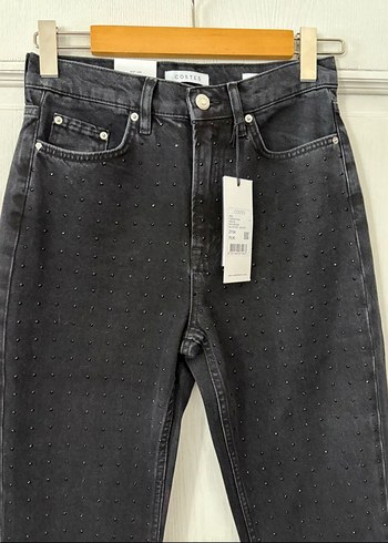 Costes Siyah Taşlı Jean