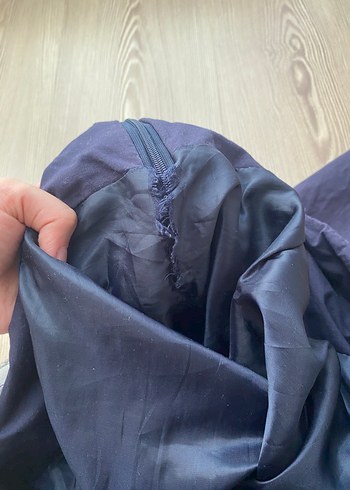 40 Beden lacivert Renk y2k Goth Midi Etek