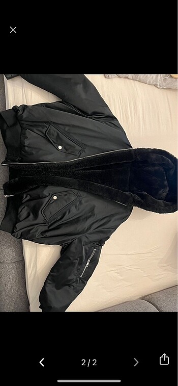Zara çift taraflı mont