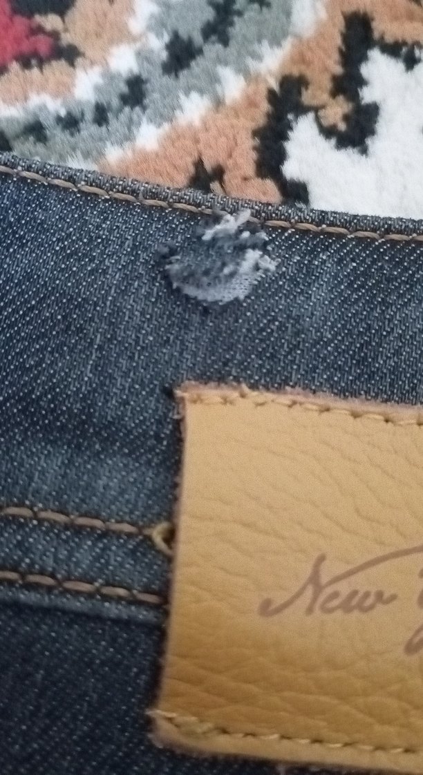 YENİ Düğmeli İşlemeli Koyu lacivert i Denim Mini Etek - Görsel 4