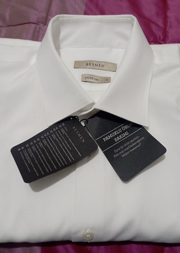 Erkek Beymen gömlek beden 41 - Görsel 3