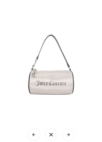 Juicy Couture Gri Pul Detaylı Kadın El Çantası