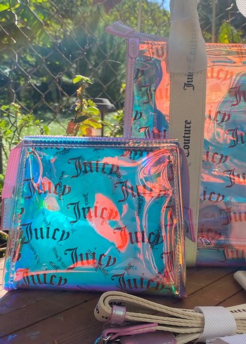 Juicy Couture Transparan Pastel Kadın Çanta - Görsel 6