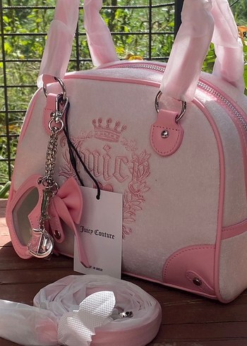 Pembe Deri Fermuarlı Kadın Çanta - Görsel 3