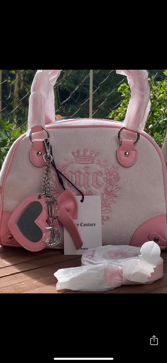 Pembe Deri Fermuarlı Kadın Çanta - Görsel 4