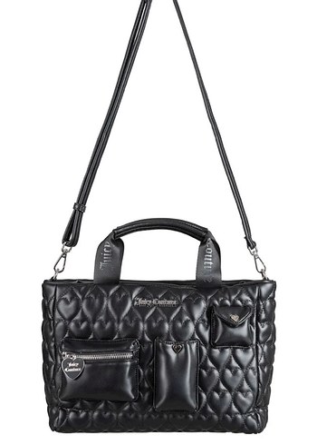 Siyah Deri Gotik Kadın El Çantası - Görsel 2