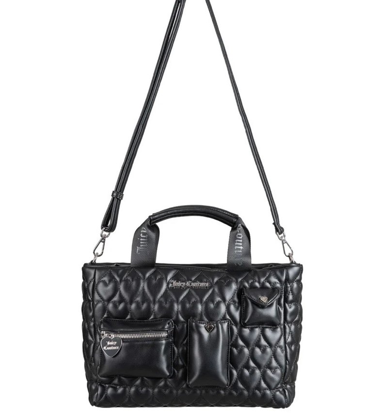 Siyah Deri Gotik Kadın El Çantası - Görsel 2