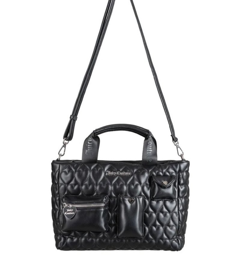 Siyah Deri Gotik Kadın Çanta - Görsel 2