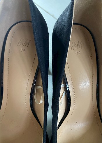 Siyah Süet Tokalı Kalın Topuklu Kadın Stiletto - Görsel 7