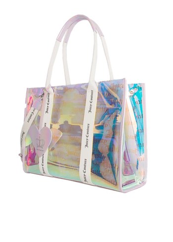 Şeffaf Çok Renkli Tie-Dye Kadın Çanta