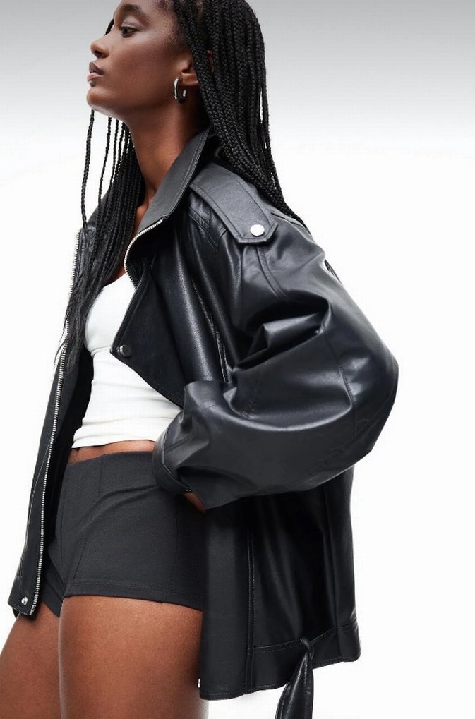 bershka deri ceket - Görsel 2