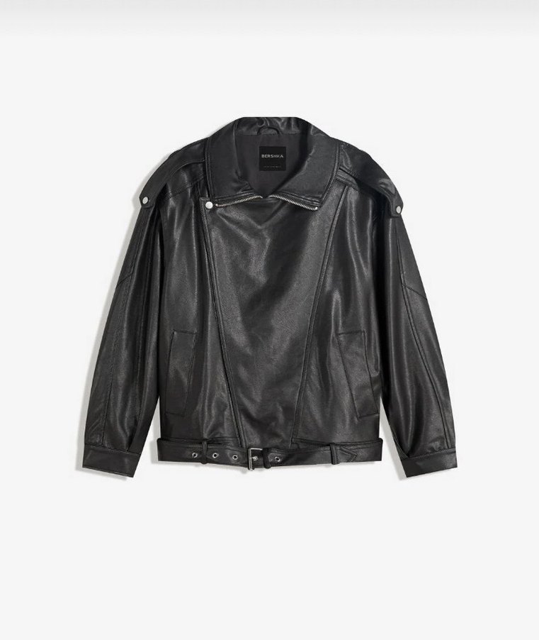 bershka deri ceket - Görsel 3