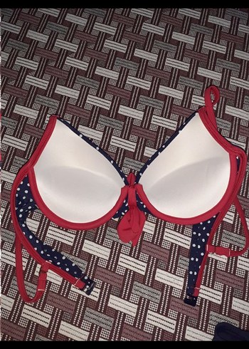 Lacivert Puantiyeli Bayan Bikini Takımı - Görsel 2