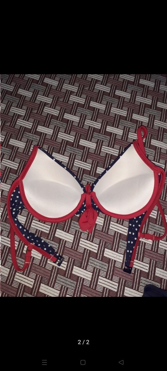 Lacivert Puantiyeli Bayan Bikini Takımı - Görsel 2