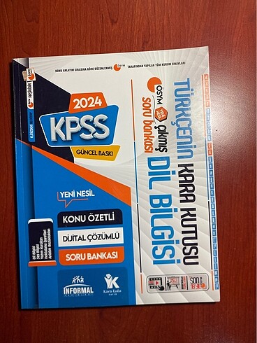 KPSS DİL BİLGİSİ ÇIKMIŞ İNFORMAL YAYINLARI