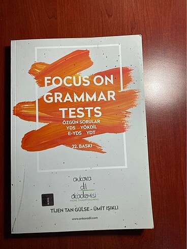 FOCUS ON GRAMMER ANKARA DİL AKADEMİSİ
