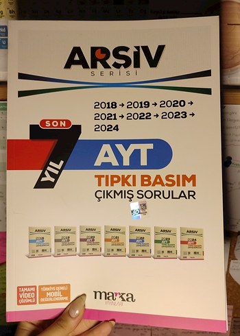 7 Yıllık AYT Tıpkı Basım Çıkmış Sorular Kitabı