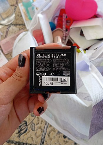  Beden Renk Pastel Krem Allık - Karışabilir Bej Tonu