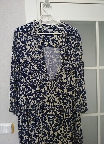Zara desenli elbise