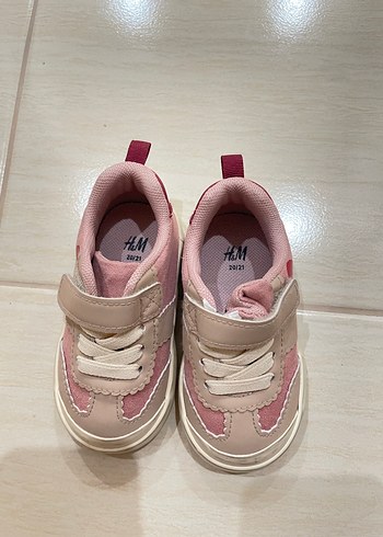 Kız Çocuk Pembe Cırt Cırtlı Spor Ayakkabı - Görsel 2