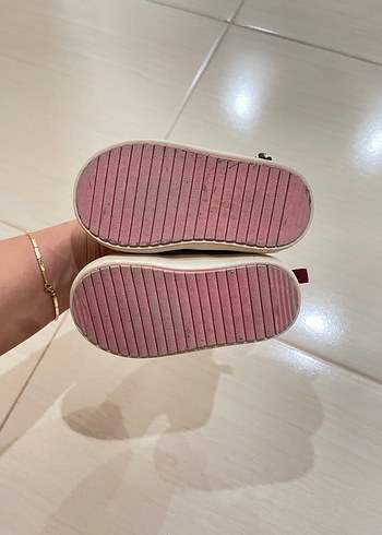 Kız Çocuk Pembe Cırt Cırtlı Spor Ayakkabı - Görsel 3